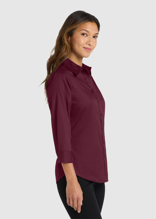 Port Authority  Ladies Three Quarter Sleeve Easy Care Shirt
