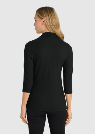 Port Authority Ladies Silk Touch Three Quarter Sleeve Polo