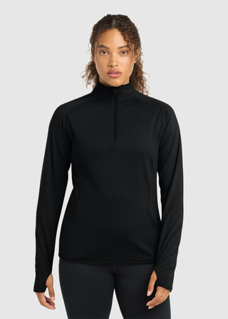 Sport-Tek  Ladies Sport Wick  Stretch Half Zip Pullover