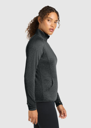 Sport-Tek  Ladies Sport Wick  Stretch Half Zip Pullover