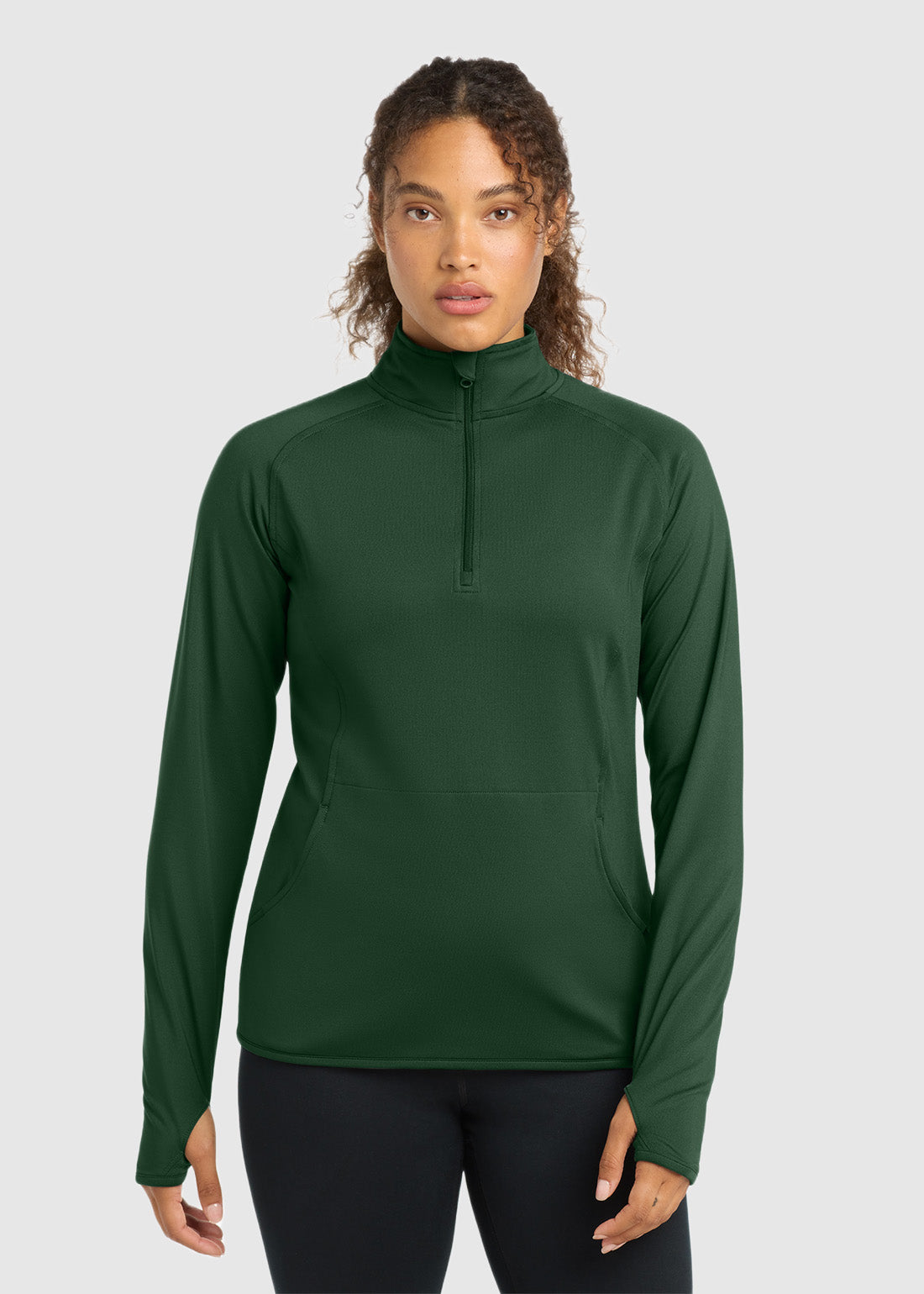 Sport-Tek Ladies Sport Wick Stretch Half Zip Pullover