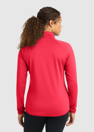 Sport-Tek  Ladies Sport Wick  Stretch Half Zip Pullover