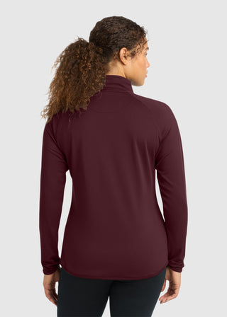 Sport-Tek  Ladies Sport Wick  Stretch Half Zip Pullover