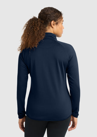 Sport-Tek  Ladies Sport Wick  Stretch Half Zip Pullover