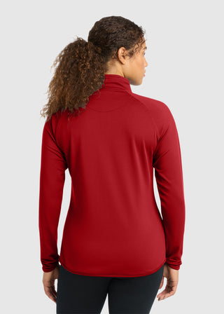 Sport-Tek  Ladies Sport Wick  Stretch Half Zip Pullover