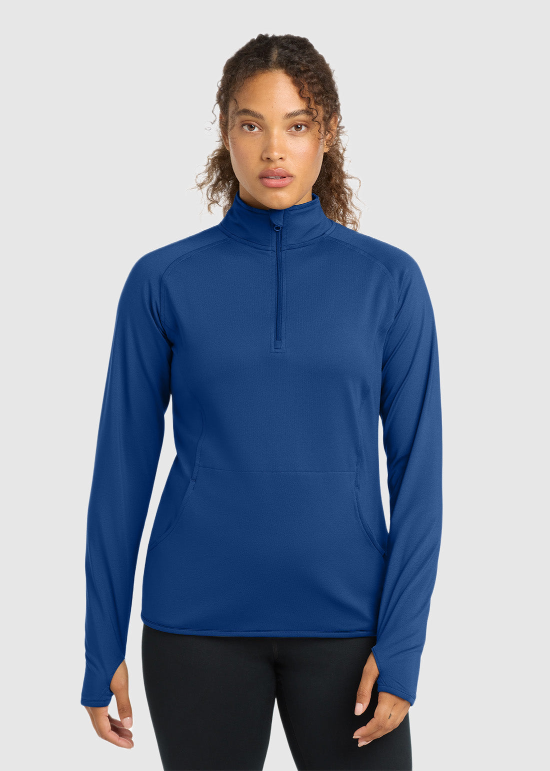Sport-Tek Ladies Sport Wick Stretch Half Zip Pullover