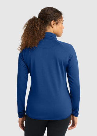 Sport-Tek  Ladies Sport Wick  Stretch Half Zip Pullover
