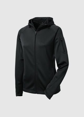 Sport Tek Women's Tech Fleece Ful Zip Hooded Jacket
