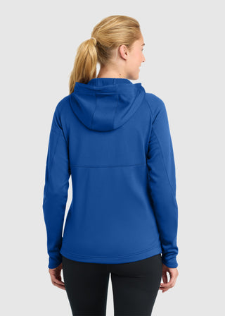 Sport Tek Women's Tech Fleece Ful Zip Hooded Jacket