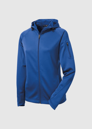 Sport Tek Women's Tech Fleece Ful Zip Hooded Jacket