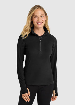 Port Authority Ladies Microfleece Quarter Zip Pullover