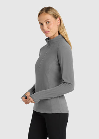 Port Authority Ladies Microfleece Quarter Zip Pullover
