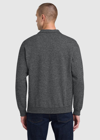 JERZEES NuBlend Men Quarter Zip Cadet Collar Sweatshirt