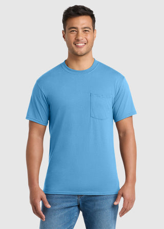 Port & Company Men's Core Blend Pocket Tee