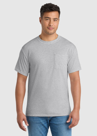 Port & Company Men's Core Blend Pocket Tee