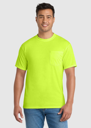 Port & Company Men's Core Blend Pocket Tee