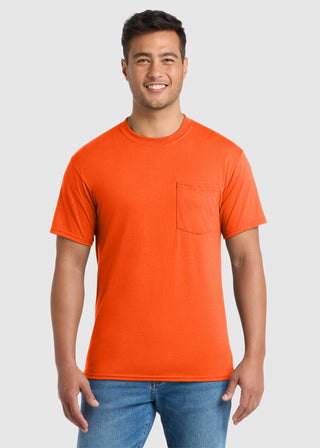 Port & Company Men's Core Blend Pocket Tee