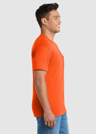 Port & Company Men's Core Blend Pocket Tee