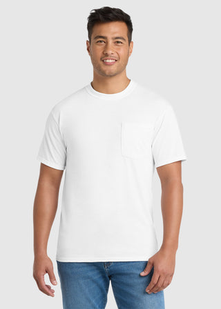 Port & Company Men's Core Blend Pocket Tee