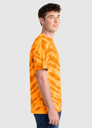 Port & Company Unisex Essential Tiger Stripe Tie Dye Tee