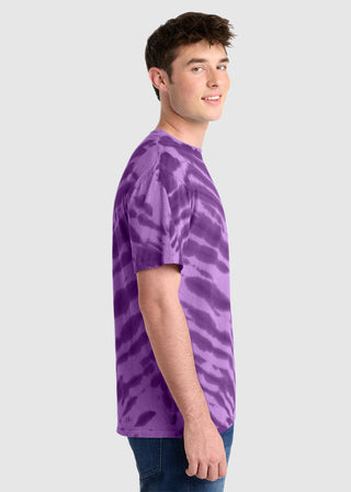 Port & Company Unisex Essential Tiger Stripe Tie Dye Tee