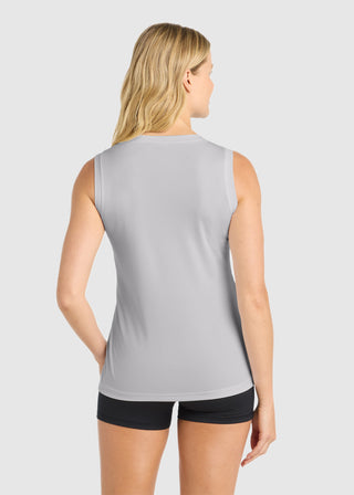 SportTek Ladies Sleeveless PosiCharge Competitor V Neck Tee