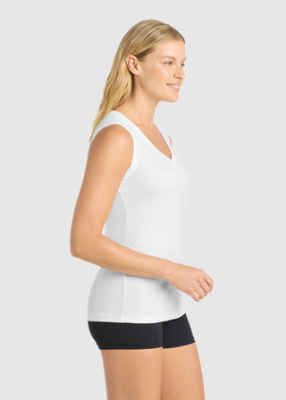 SportTek Ladies Sleeveless PosiCharge Competitor V Neck Tee