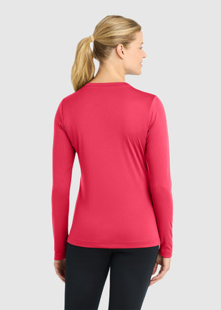 SportTek Women's PosiCharge Competitor V Neck Tee