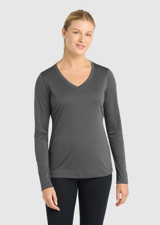 SportTek Women's PosiCharge Competitor V Neck Tee