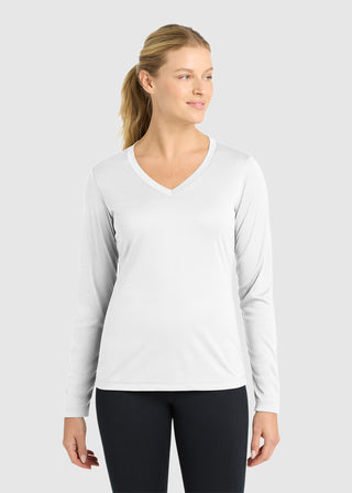 SportTek Women's PosiCharge Competitor V Neck Tee