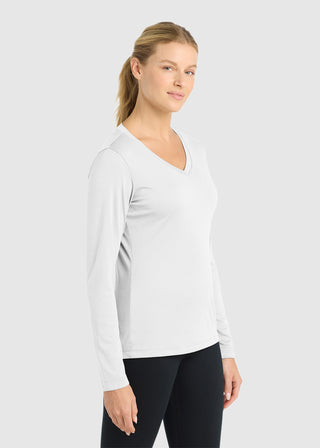SportTek Women's PosiCharge Competitor V Neck Tee