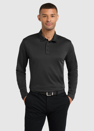Port Authority Men's Silk Touch Performance Long Sleeve Polo