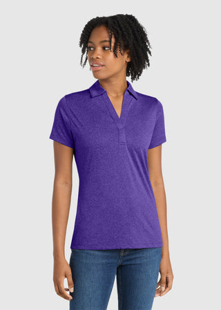 Sport-Tek  Ladies Heather Contender  Polo