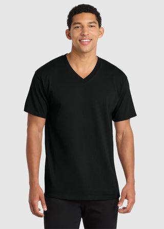 Port & Company Men's Core Cotton V-Neck Tee
