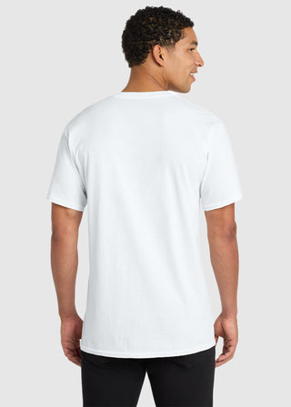 Port & Company Men's Core Cotton V-Neck Tee