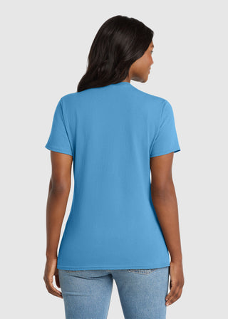 Port & Company Women's Core Cotton V-Neck Tee