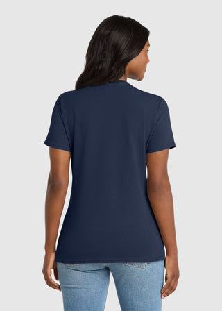 Port & Company Women's Core Cotton V-Neck Tee