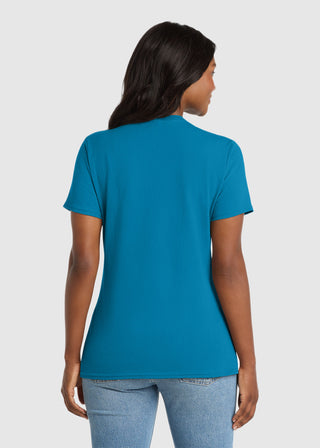 Port & Company Women's Core Cotton V-Neck Tee