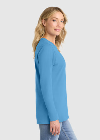 Port & Company Women's Long Sleeve Core Cotton Tee
