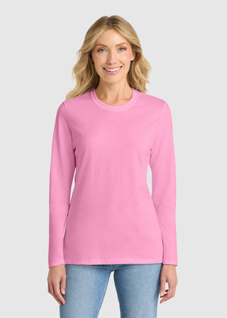 Port & Company Women's Long Sleeve Core Cotton Tee