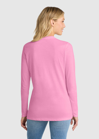 Port & Company Women's Long Sleeve Core Cotton Tee