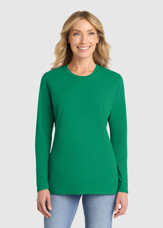 Port & Company Women's Long Sleeve Core Cotton Tee