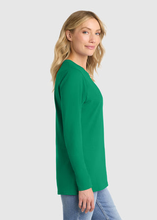 Port & Company Women's Long Sleeve Core Cotton Tee