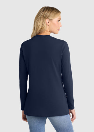 Port & Company Women's Long Sleeve Core Cotton Tee