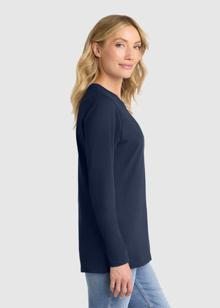 Port & Company Women's Long Sleeve Core Cotton Tee
