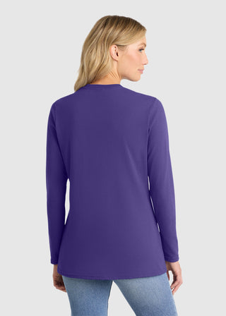 Port & Company Women's Long Sleeve Core Cotton Tee
