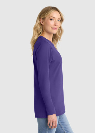 Port & Company Women's Long Sleeve Core Cotton Tee
