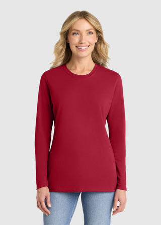 Port & Company Women's Long Sleeve Core Cotton Tee