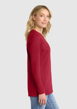 Port & Company Women's Long Sleeve Core Cotton Tee