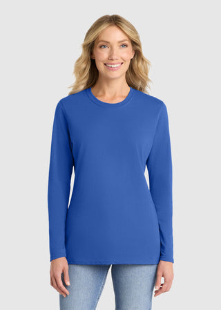 Port & Company Women's Long Sleeve Core Cotton Tee